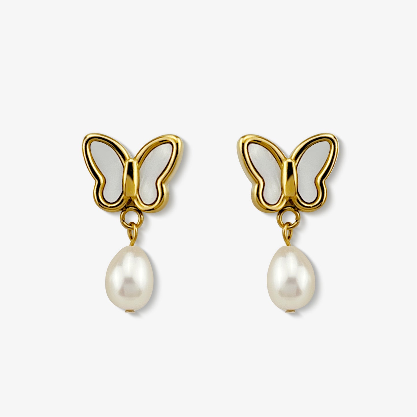 Shell Butterfly Earrings