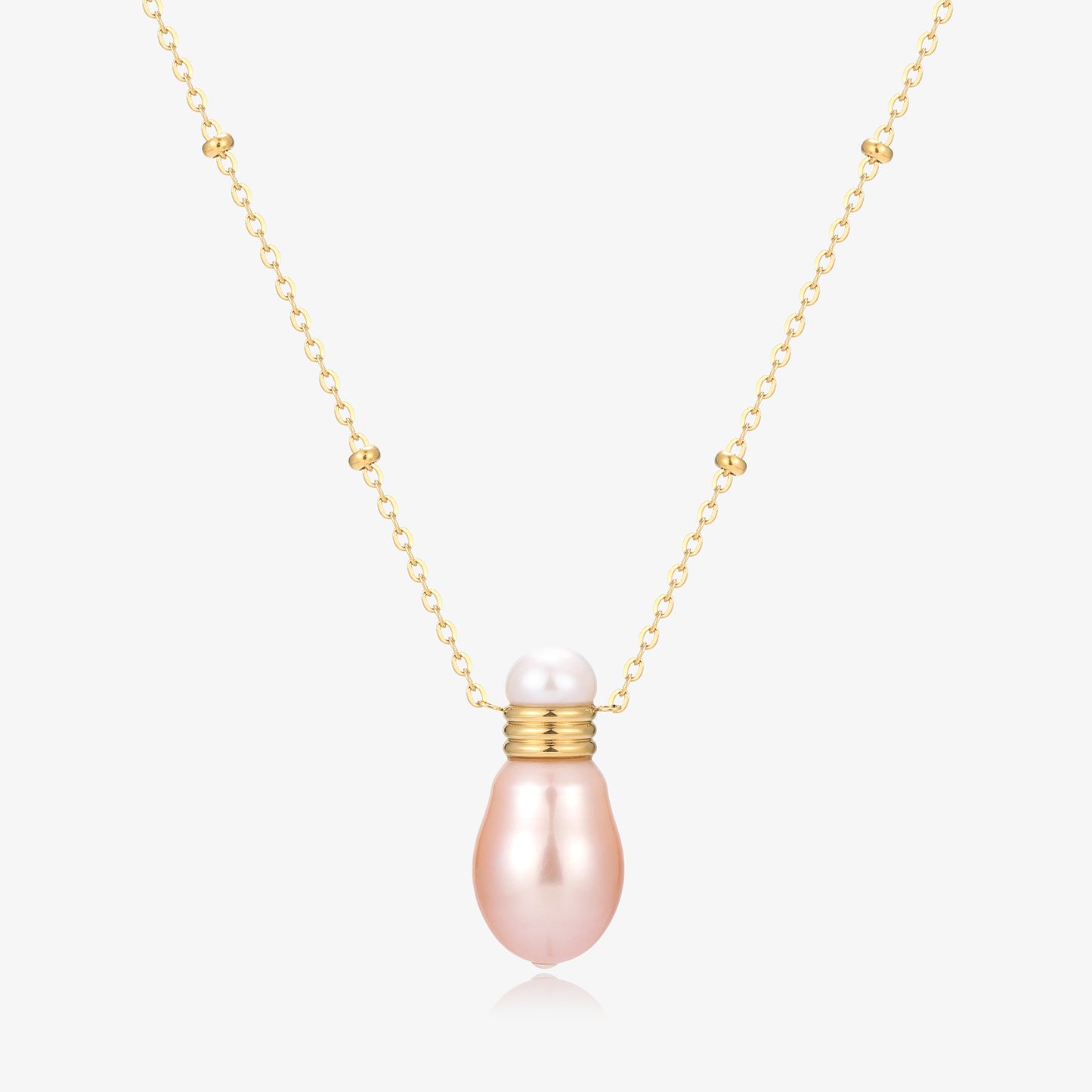 Christmas ornament design pearl necklace