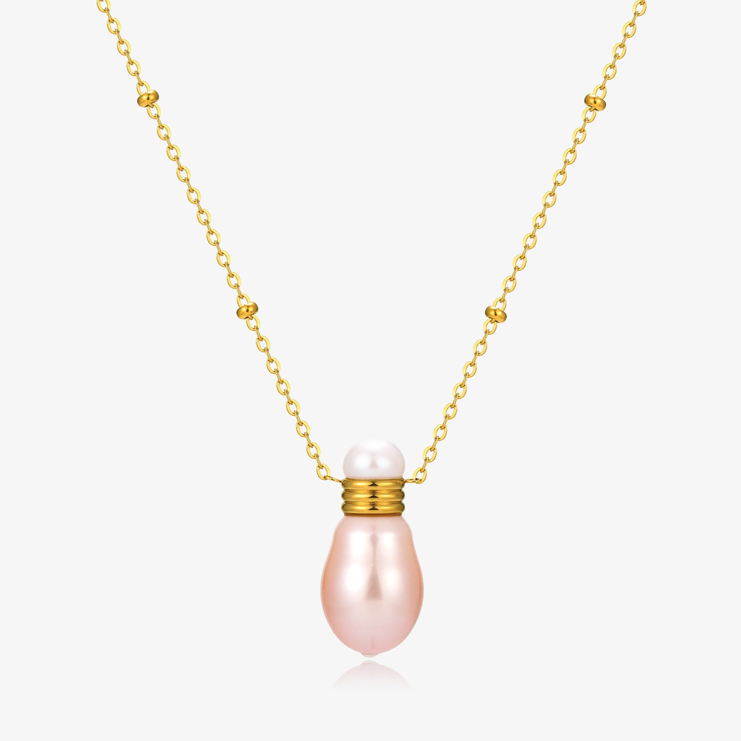 Christmas ornament design pearl necklace