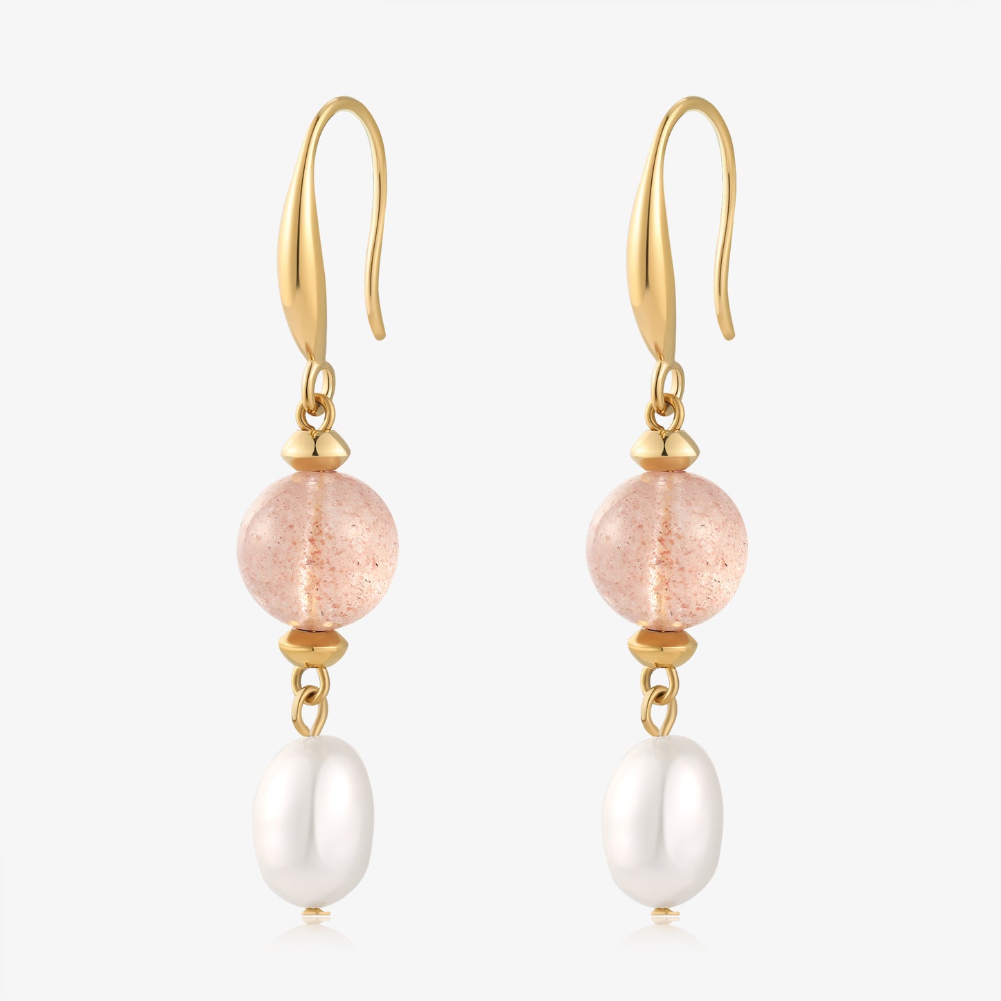 Ivy Rose Quartz Earrings