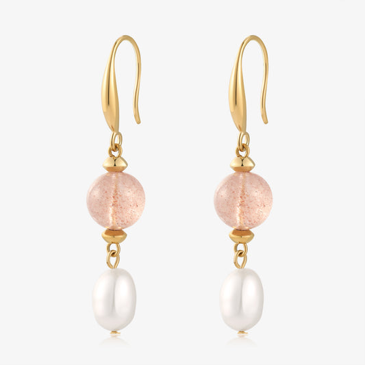 Ivy Rose Quartz Earrings