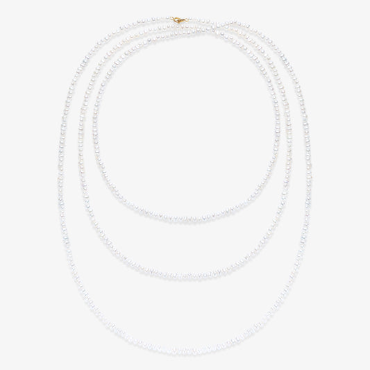 Hannah White Pearl Necklace
